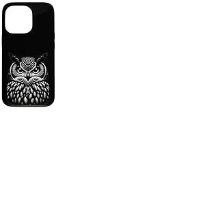 Hibou - Oiseau sombre effrayant Coque pour iPhone 13 Pro