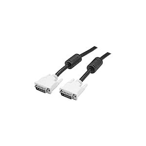 StarTech.com Dual Link DVI Cable - 25 ft - Male to Male - 2560x1600 - DVI-D Cable - Computer Monitor Cable - DVI Cord - Video Cable (DVIDDMM25)
