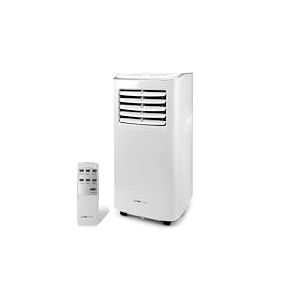 Clatronic® Climatiseur | Climatiseur mobile | pour pièces jusqu'à env. 28qm | Refroidir, déshumidifier, ventiler | Climatiseur mobile silencieux | 7.000 BTU | mobile | avec minuterie | CL 3831