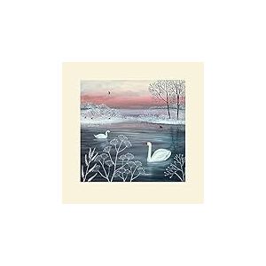 Jo Grundy (Winter Serenity 40 x 40 cm Montée d'impression