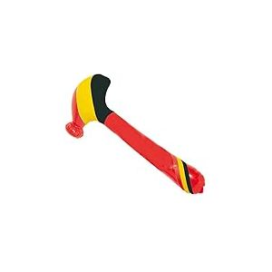 Folat- Marteau Gonflable Belgique Noir-Jaune-Rouge, 31625, Multicolore