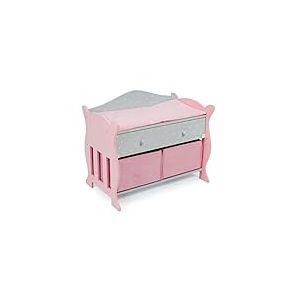 Bayer Chic 2000 506 91 Table à Langer pour poupée avec 3 Compartiments Gris