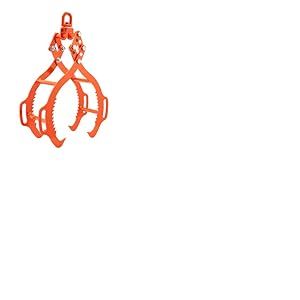 VEVOR Pince Forestière pour Troncs 710 mm, Pince de Levage pour Bois Bûches Grumes Pivotante 4 Griffes Capacité de Levage 453 kg Pinces en Acier Robuste, pour Camions, Tracteurs, Chariots Élévateurs