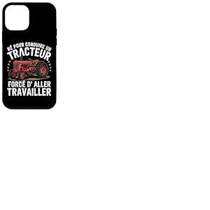 Humour Tracteur Cadeau Fermier Agriculteur Vintage Coque pour iPhone 12 mini