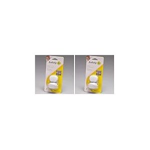 Safety 1st - Bloque Portes/Placards Multifonctions - Blanc (Lot de 2)