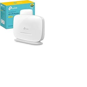 TP-Link TL-MR105 Routeur 4G LTE CAT4 avec Carte SIM, Box 4G WiFi N300 Mbps, Jusqu&rsquo;&agrave; 32 Appareils, Modem 4G/3G, Port WAN/LAN, Compatible Tous Op&eacute;rateurs