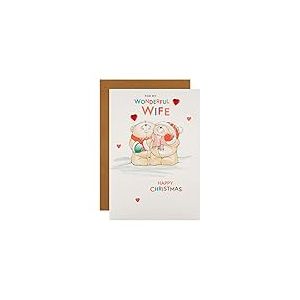 Hallmark Carte de Noël pour femme – Mignon Forever Friends Winter