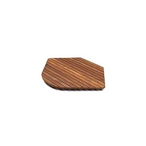 Asinox TEK3A7272R Caillebotis de Douche Bois Marron 72 x 72 x 4 cm