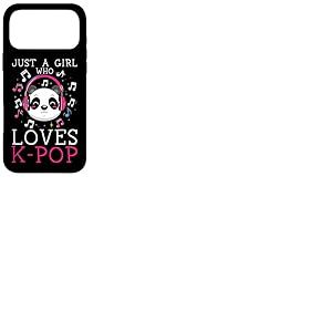 Fille K-Pop Qui Aime la Musique Pop cor&eacute;enne Panda Kawaii Coque pour iPhone 17 Pro Max