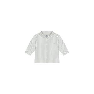 Petit Bateau A0CP9 Chemise Manches Longues Paul/Ecume B&eacute;b&eacute; Gar&ccedil;on 12 Mois