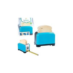 Organiseur de bureau Notester avec taille-crayon | Porte-notes autocollantes | Pot à stylo avec section magnétique | Distributeur de bloc-notes fantaisie | Bloc-notes mémo amusant | Bureau d'école