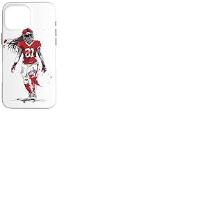 Football américain Fille Sport de Plein air Coque pour iPhone 16 Pro Max