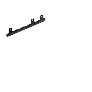Marantec 8052649 Special 471/LS 1000 Kunststoffzahnstange mit Stahlkern, Modul 4 crémaillère, Noir