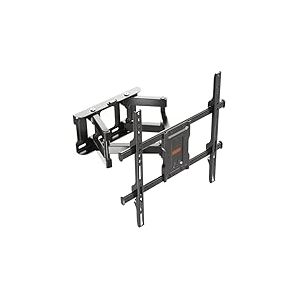 RICOO Support TV Mural 32-65" S7244 Pouces (81-165cm) Orientable et Inclinable Fix ation Murale télévision Bras articulé pour télé VESA