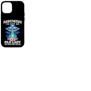 Assuming I'm Just an Old Lady Was Your First Mistake Dragon Coque pour iPhone 12/12 Pro