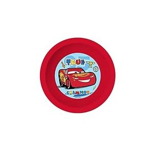ALBRI Assiette creuse en polypropyl&egrave;ne utilisation alimentaire de Cars, &eacute;cologique, pratique, s&ucirc;r et incassable