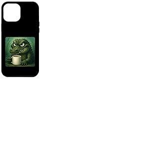 Mug avec inscription « Crocodile Grumpy Coffee Morning » Coque pour iPhone 12 Pro Max