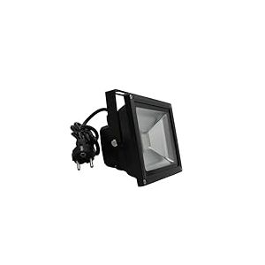 UVFloor - Projecteur Led UV 20W PRO - Ultraviolet 385nm 400nm - IP65 Etanche Lumi&egrave;re Noire UV Exterieur Int&eacute;rieur - avec Prise 220V - pour Soir&eacute;e Fluo, N&eacute;on, Bar, F&ecirc;te