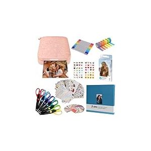 HP Sprocket Imprimante Photo instantan&eacute;e Portable 2x3 Pouces (Rose) Kit d'album
