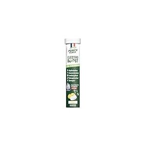 ELECTROLYTES HYDRATATION - Electrolyte Punch Power - SANS SUCRE - Fabriqué en FRANCE- Vitamines, Minéraux, Magnesium, Cafeine - Pastille Hydratation Sport - 20 Pastilles Effervescentes Citron