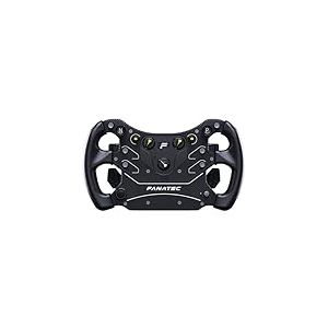 FANATEC Simulation de Course CSL Volant GT3 &mdash; Poign&eacute;es Caoutchouc Surmoul&eacute;es, Levier de Vitesse Magn&eacute;tique, Deux Palettes Analogiques, &Eacute;cran OLED, QR2 Lite Wheel-Side Pr&eacute;install&eacute; &mdash; PC, Xbox Series X|S