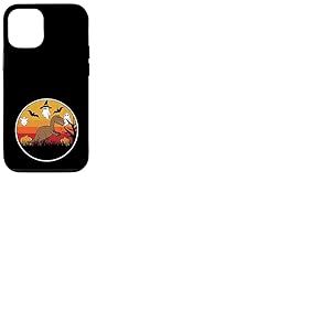 T-Rex Trex Écusson dinosaure citrouille chauve-souris fantôme mignon drôle Coque pour iPhone 12/12 Pro