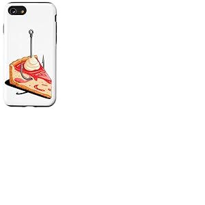 Gâteau Au Fromage Hameçon Appât Poisson Lotte Pêche Pêcheur Coque pour iPhone SE (2020) / 7 / 8