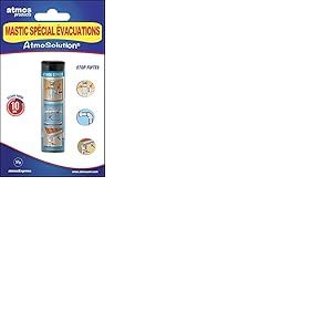MASTIC SPÉCIAL ÉVACUATIONS 57 GR - ATMOSEXPRESS ATMOS PRODUCTS 1113 - Soude, répare et assemble tous types de matériaux