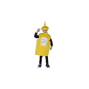 Dress Up America Costume de bouteille de moutarde jaune pour enfants