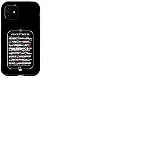 Funny Cricket Rules Blague in Out pour Les Fans et Les Joueurs Coque pour iPhone 11