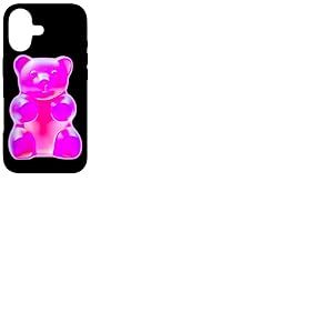 Ours en g&eacute;latine Rose Coque pour iPhone 17