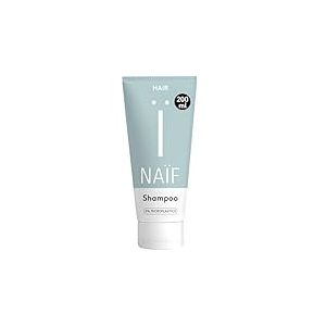 Naïf - Shampooing Nourrissant - 200ML, Shampooing Nourrissante Pour Tous Les Types de Cheveux, Végan, Formule sans plastique, Bioplastique