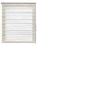 Blindecor Store Enrouleur de Nuit et Jour sur Mesure | Double Couche | Couleur Lin | 80 x 250 cm (Largeur par Hauteur) Dimensions du Tissu 77 x 245 cm | Store de fenêtre