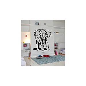 Tatoutex Stickers Éléphant - Beige, L 100cm x H 109cm