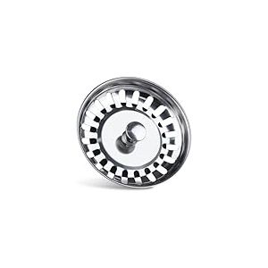 Zuvo Bouchon d'&eacute;vier de Rechange &ndash; Filtre d'&eacute;vier de Cuisine de 78 mm pour Bloquer Les d&eacute;chets &ndash; Fabriqu&eacute; en Acier Inoxydable 304 et Bouchon d'&eacute;vier antirouille par Zuvo, argent&eacute;