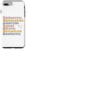 Les Fleurs du Jour d'appréciation des Enseignants inspirent la positivité #25L64 Coque pour iPhone 7 Plus/8 Plus