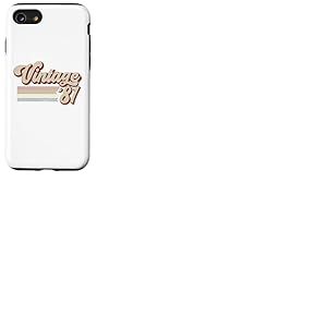 Vintage 1981 Retro Sunset Classic 45 Ans, 45e Anniversaire Coque pour iPhone SE (2020) / 7/8