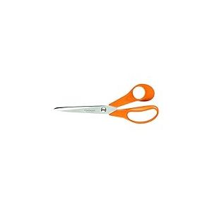 Fiskars Ciseaux universels pour droitiers, Longueur totale: 21 cm, Acier/Plastique, Classic, 1000815