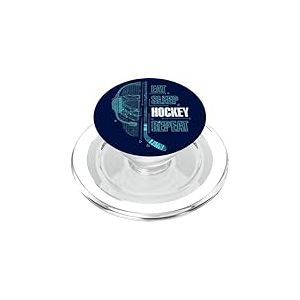 Eat Sleep Hockey Repeat Gamer Kid Teen Hockey Player Gaming PopSockets PopGrip pour MagSafe
