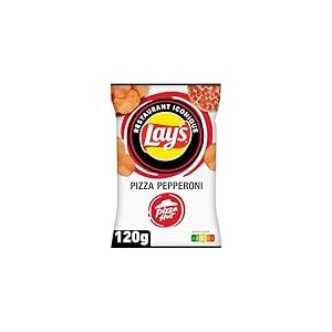 Lay's RESTAURANT ICONIQUE - PIZZA HUT - PIZZA PEPPERONI - 120g