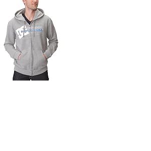 DC Shoes Streamers - Sweat-shirt &agrave; Capuche - Uni - Coton - Homme - Gris (Heather Grey) - S