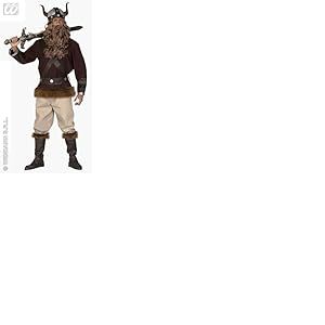 W WIDMANN MILANO Party Fashion - Costume Viking Velkan, Barbare, Gaulois, Guerrier, Costumes de Carnaval