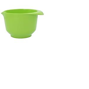 RBV Birkmann, Colour Bowls 710351 Bol mélangeur et de service, vert pomme, 14,5 × 18 × 11 cm – 1 l, recyclable, PET coloré, résistant aux rayures, passe au lave-vaisselle et au micro-ondes