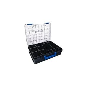 Sortimo T-BOXX 330 avec 8 bo&icirc;tes de rangement H95 - Bo&icirc;te robuste pour petites pi&egrave;ces avec couvercle transparent, s&eacute;paration flexible et transport s&ucirc;r - Compatible avec les &eacute;quipements Sortimo et