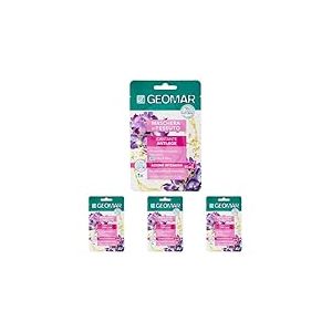 GEOMAR | Masque En Tissu, Hydratant anti-&acirc;ge, 95% d&rsquo;Origine Naturelle, Test&eacute; Dermatologiquement, Formule V&eacute;gan, 22 ml (Lot de 4)