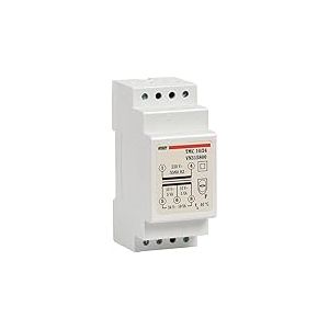 VEMER VN315800 TMC 10/24 - Transformateur 24V pour Service Continu, Tension Primaire 230V, Tension Secondaire 12-24V, Puissance 10VA, Installation sur Rail Din, Blanc