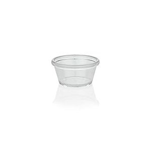 WAS 9510 070 Pet Plateau à Dipelle Transparent Diamètre 7 cm Hauteur 3,5 cm 0,05 l