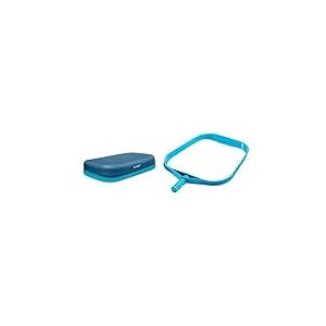 Intex 58412NP - Rectangular Pool Cover 305 x 183 cm and 262 x 175 cm, Neutral Color & 29050 - Epuisette De Surface