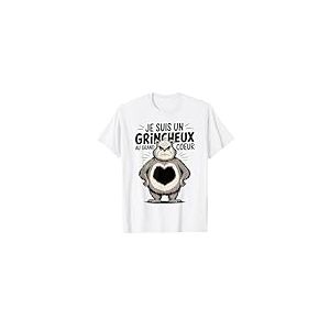 Grincheux Cadeau de No&euml;l Je Suis Un Grincheux Au Grand Coeur T-Shirt