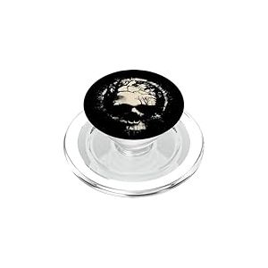 For&ecirc;t Cr&acirc;ne Lune Bague Surr&eacute;aliste Fantomatique Gothique Horreur Graphique PopSockets PopGrip pour MagSafe